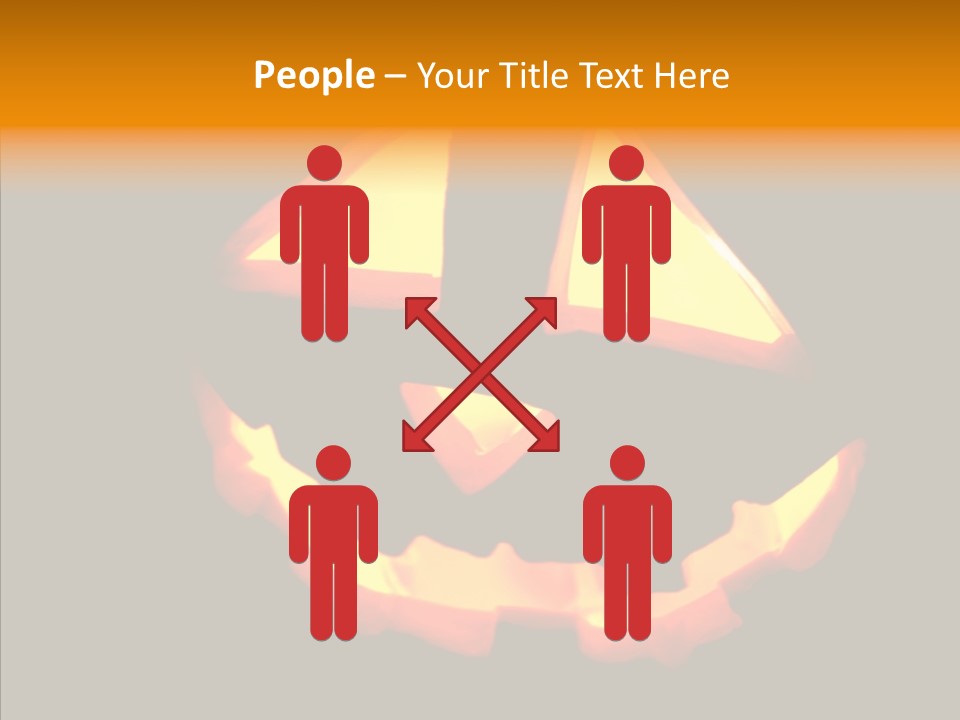 People Board Human PowerPoint Template