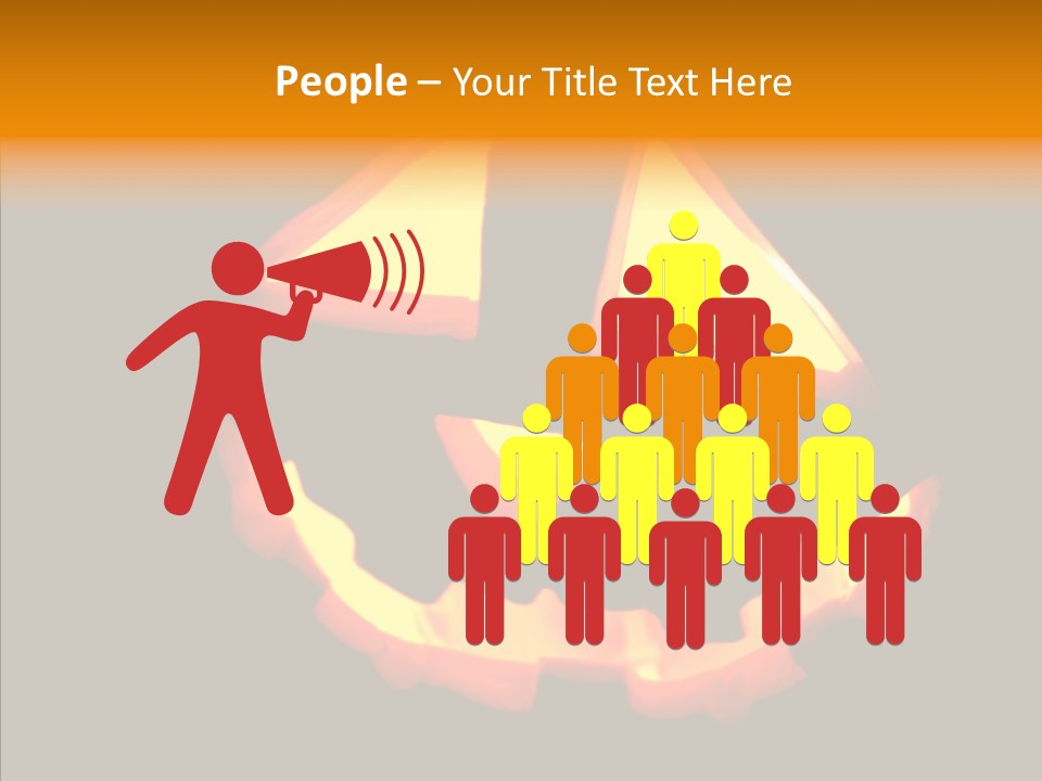 People Board Human PowerPoint Template