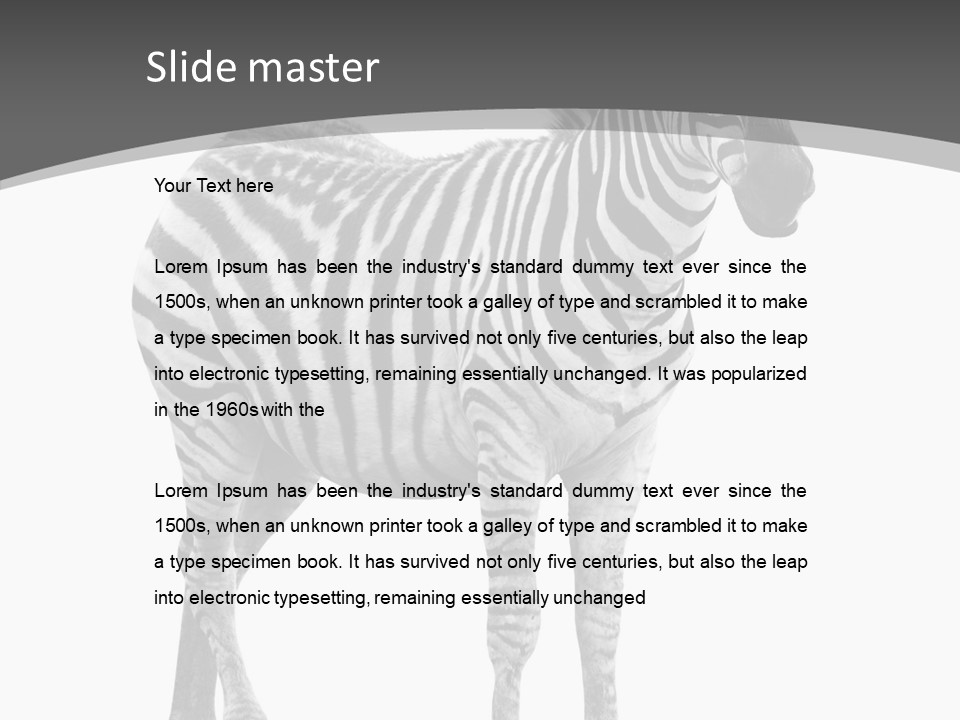 Wild Background Looking PowerPoint Template