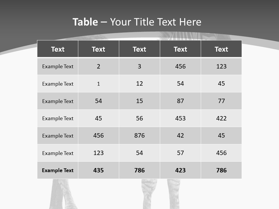 Wild Background Looking PowerPoint Template