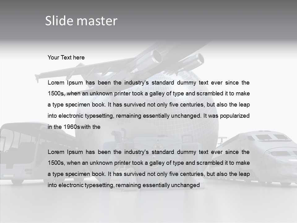 Golf Luxury Travel PowerPoint Template