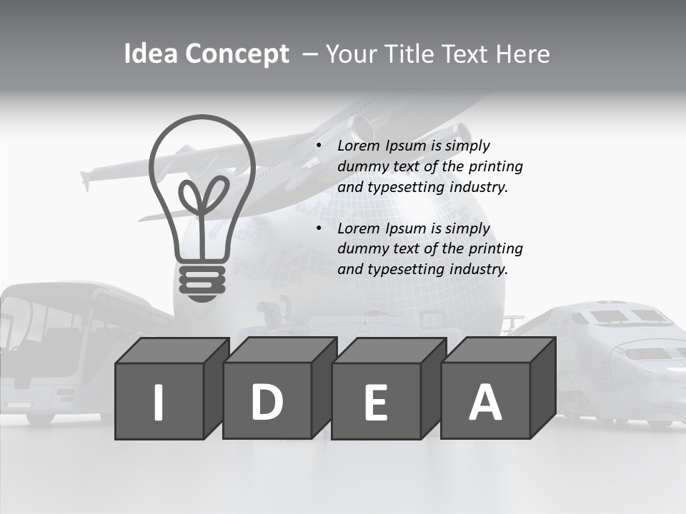 Golf Luxury Travel PowerPoint Template