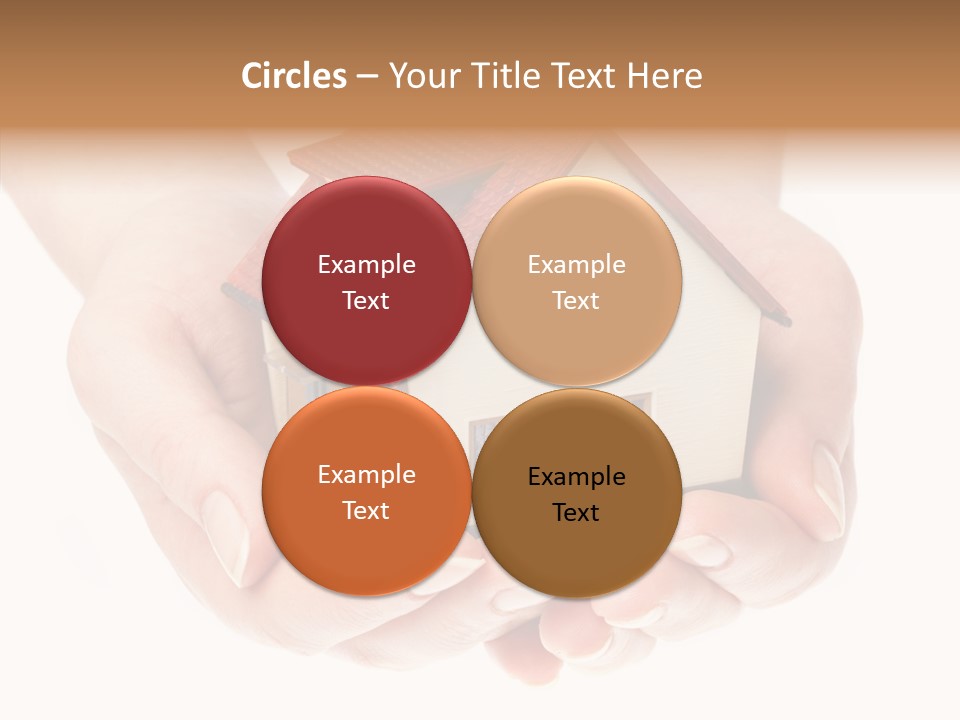 Human Holding Model PowerPoint Template