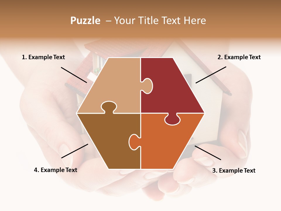 Human Holding Model PowerPoint Template