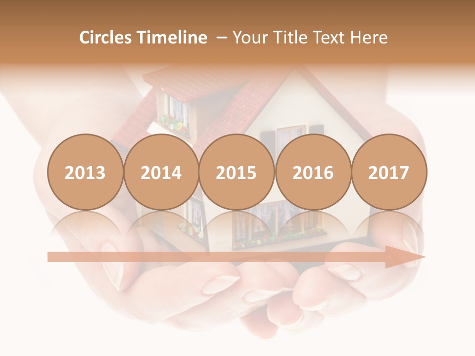 Human Holding Model PowerPoint Template