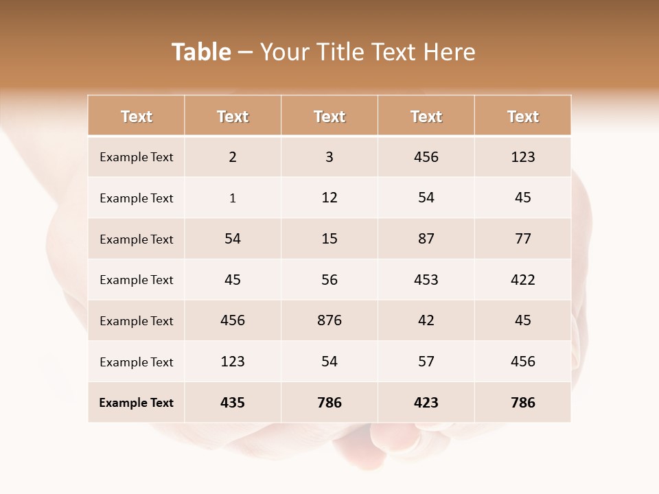 Human Holding Model PowerPoint Template