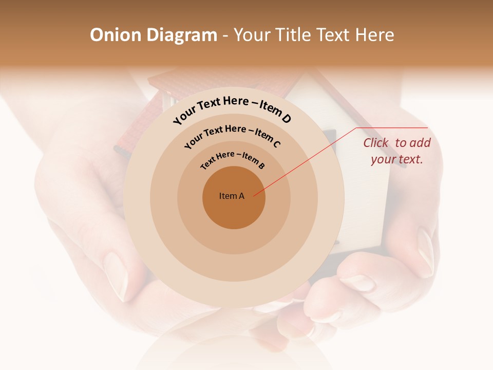 Human Holding Model PowerPoint Template