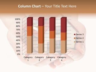 Human Holding Model PowerPoint Template