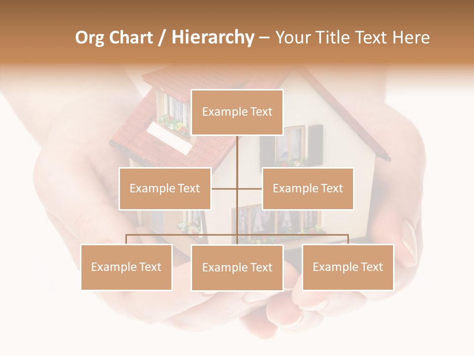 Human Holding Model PowerPoint Template