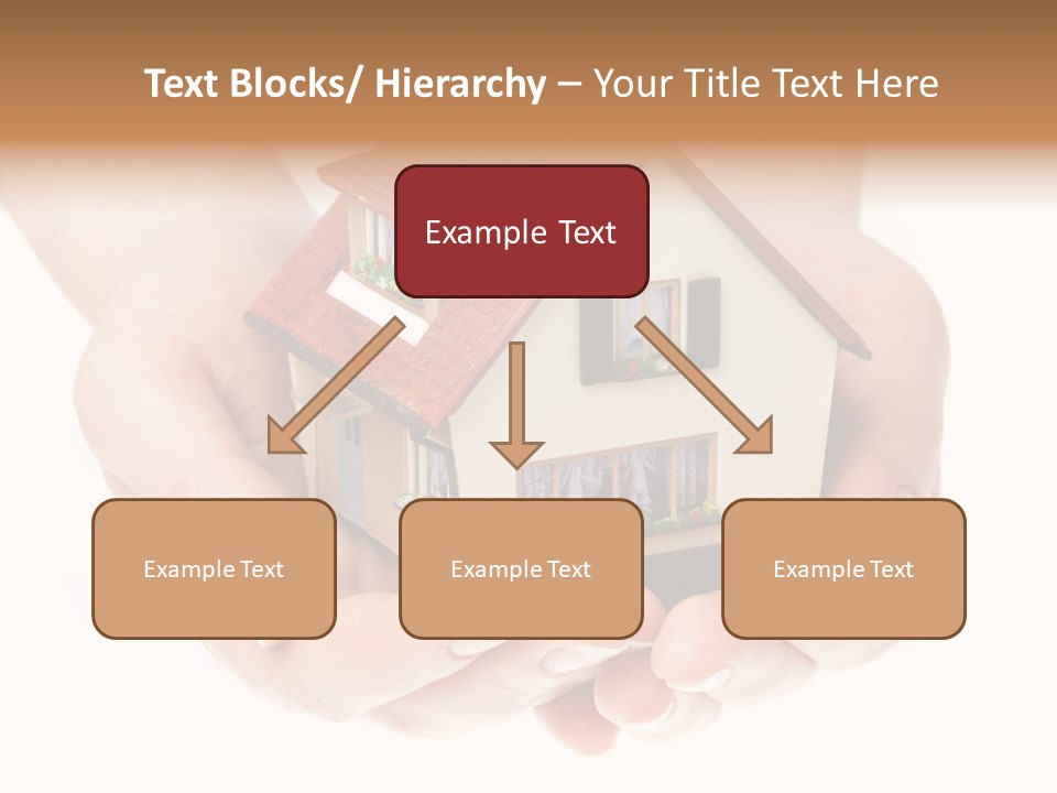 Human Holding Model PowerPoint Template