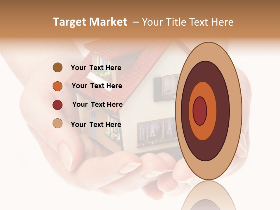 Human Holding Model PowerPoint Template