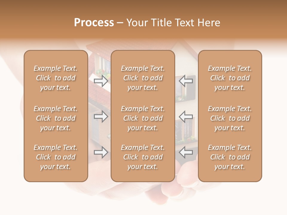 Human Holding Model PowerPoint Template