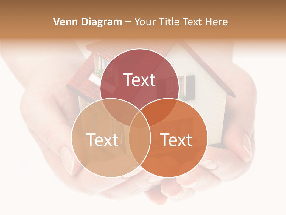 Human Holding Model PowerPoint Template