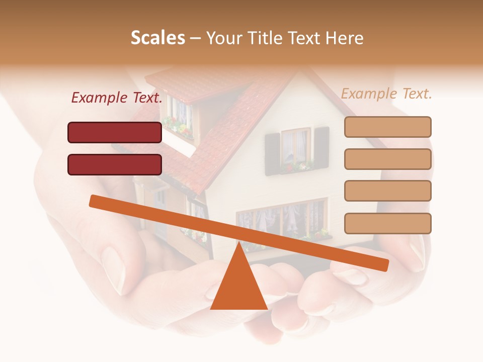 Human Holding Model PowerPoint Template
