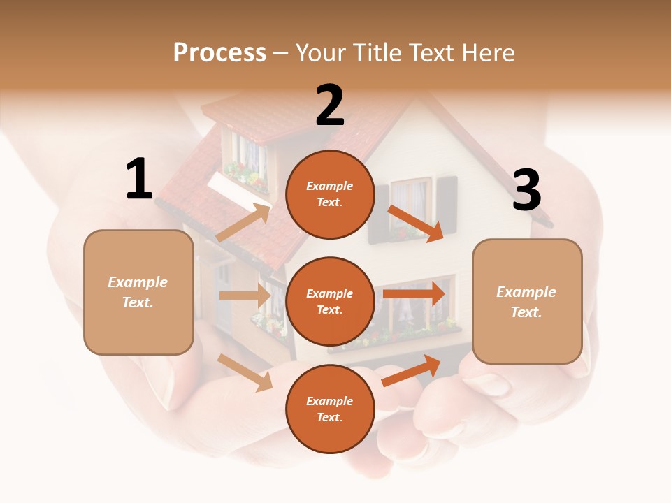 Human Holding Model PowerPoint Template