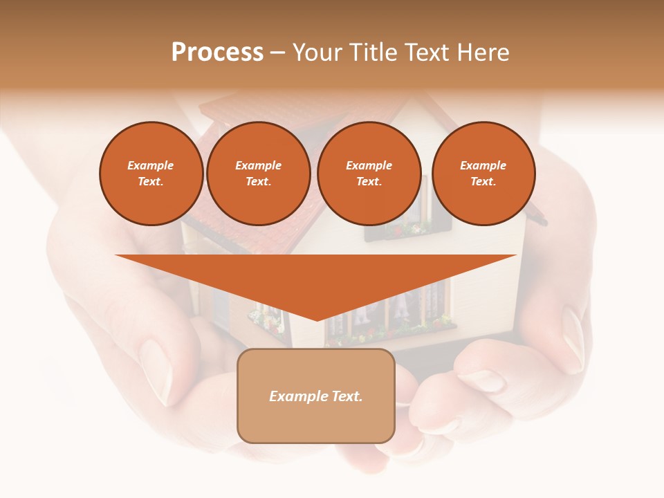 Human Holding Model PowerPoint Template