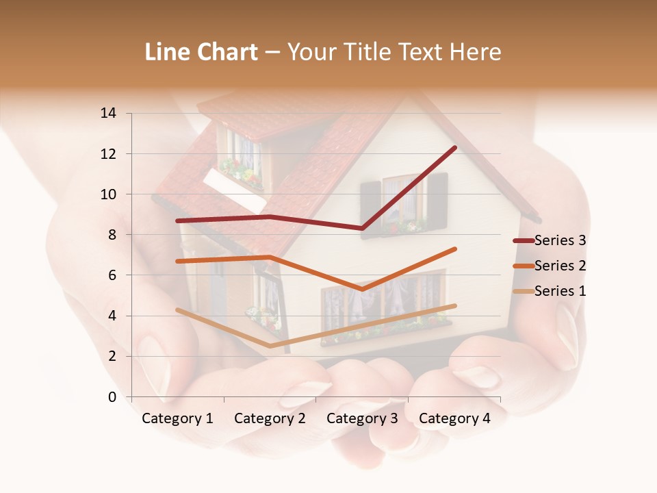 Human Holding Model PowerPoint Template