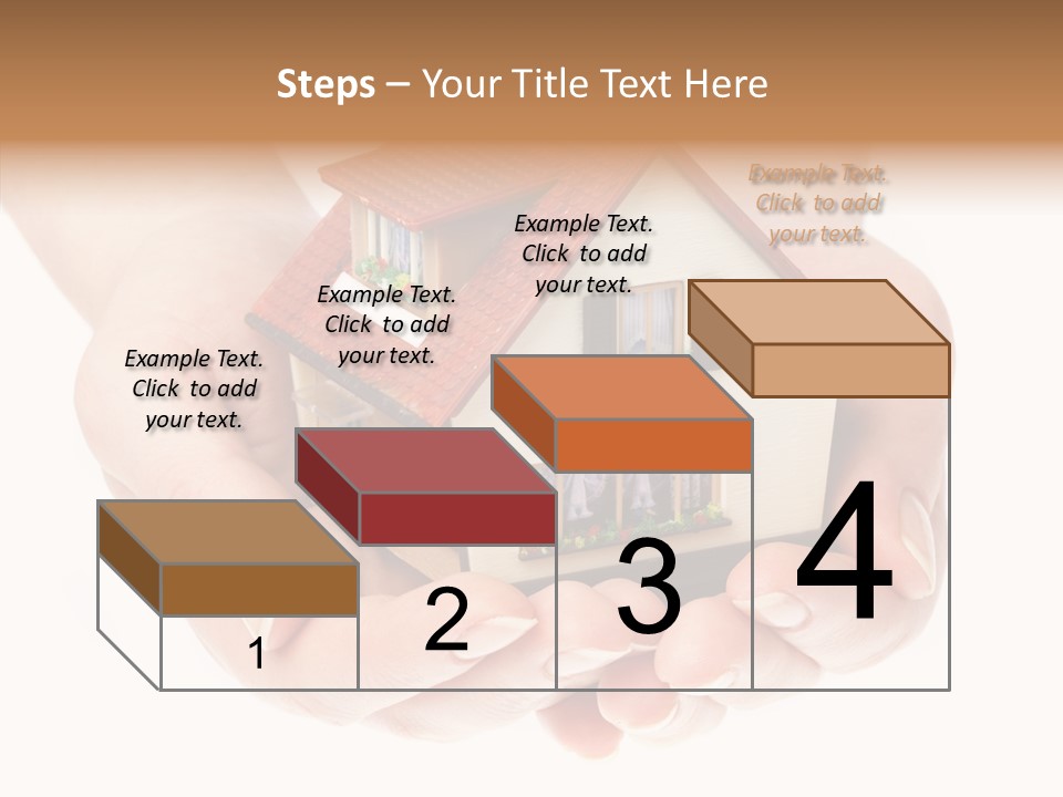 Human Holding Model PowerPoint Template