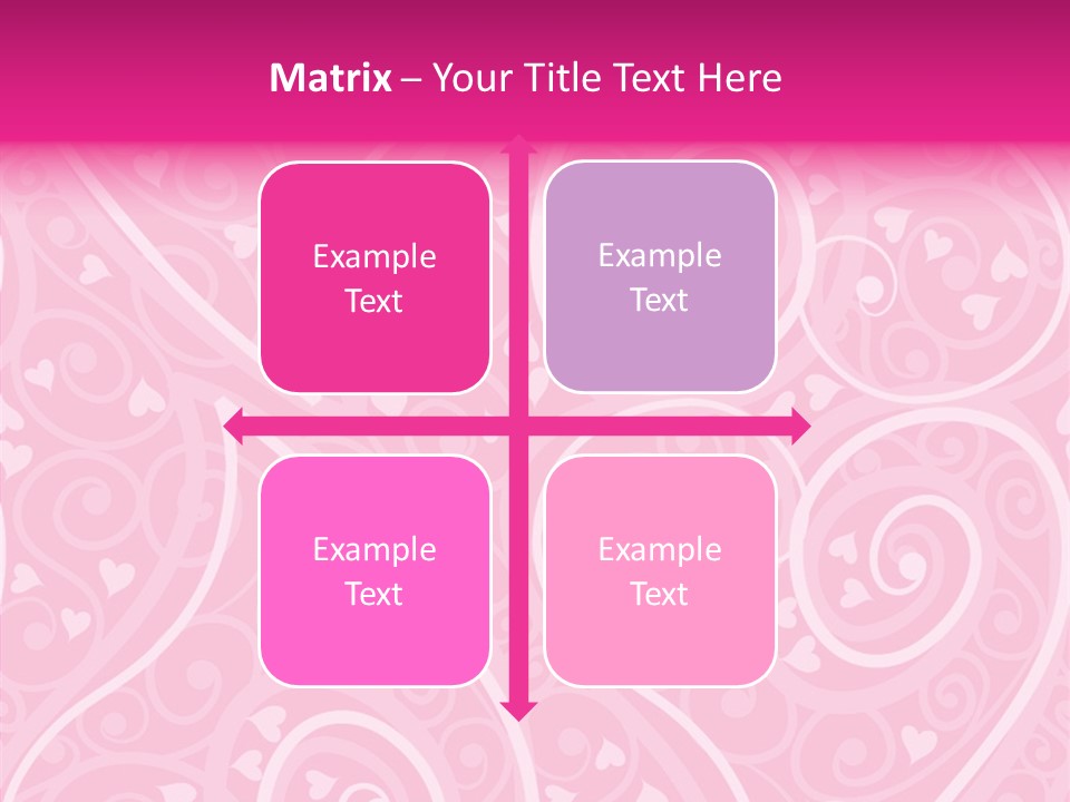 Textile Pattern Ornament PowerPoint Template