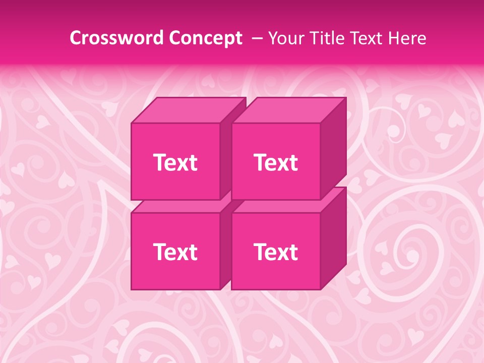 Textile Pattern Ornament PowerPoint Template