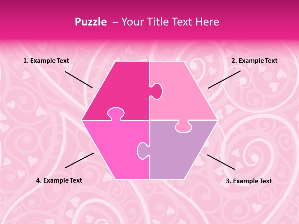 Textile Pattern Ornament PowerPoint Template