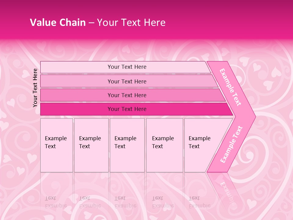 Textile Pattern Ornament PowerPoint Template