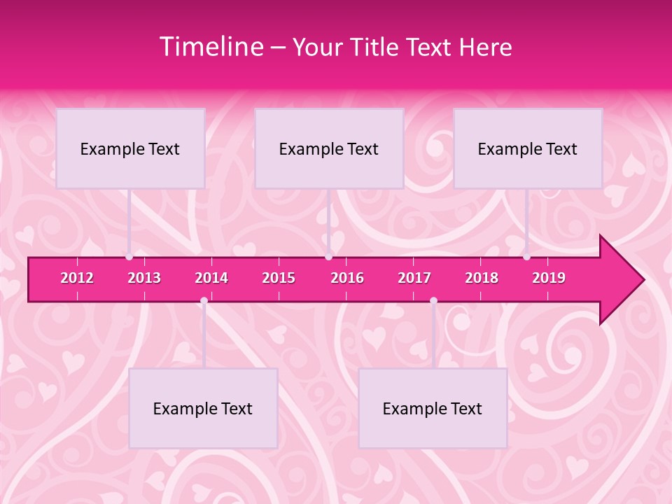 Textile Pattern Ornament PowerPoint Template