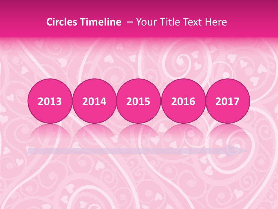 Textile Pattern Ornament PowerPoint Template