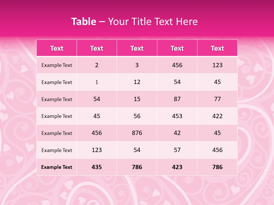 Textile Pattern Ornament PowerPoint Template