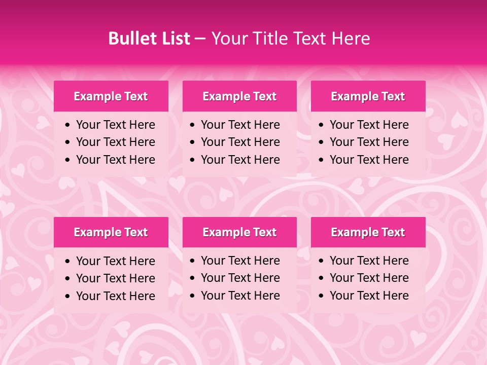 Textile Pattern Ornament PowerPoint Template