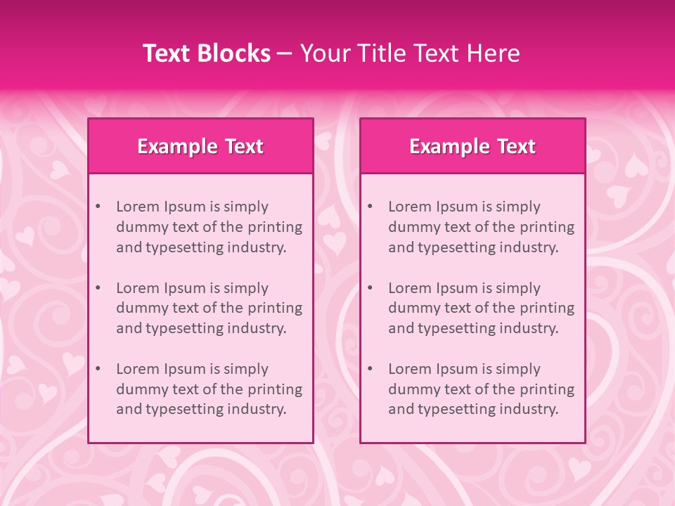 Textile Pattern Ornament PowerPoint Template