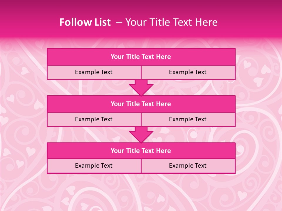 Textile Pattern Ornament PowerPoint Template