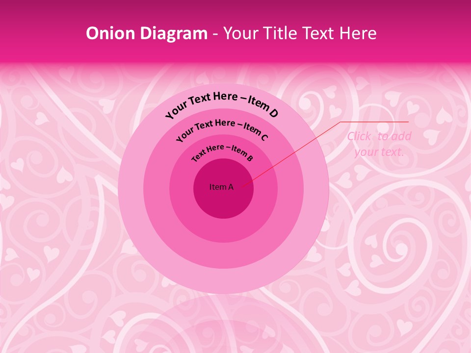 Textile Pattern Ornament PowerPoint Template