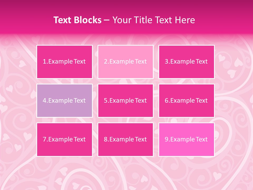 Textile Pattern Ornament PowerPoint Template