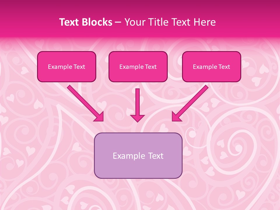 Textile Pattern Ornament PowerPoint Template