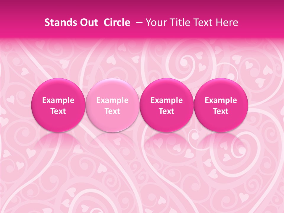 Textile Pattern Ornament PowerPoint Template