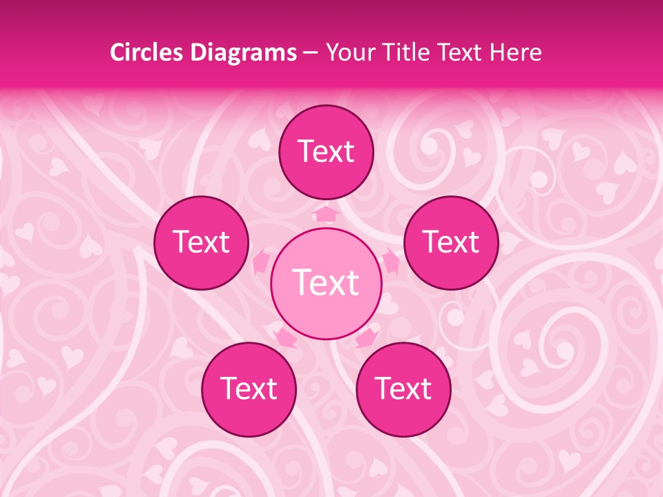 Textile Pattern Ornament PowerPoint Template