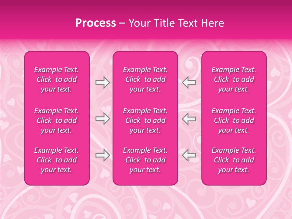 Textile Pattern Ornament PowerPoint Template