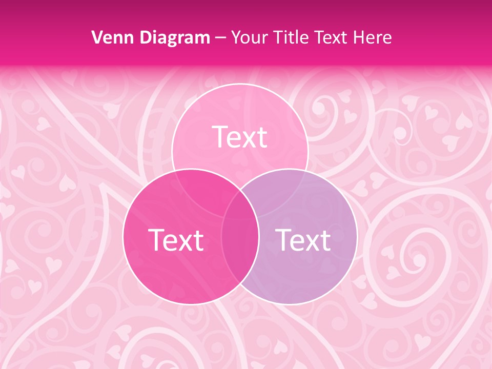 Textile Pattern Ornament PowerPoint Template