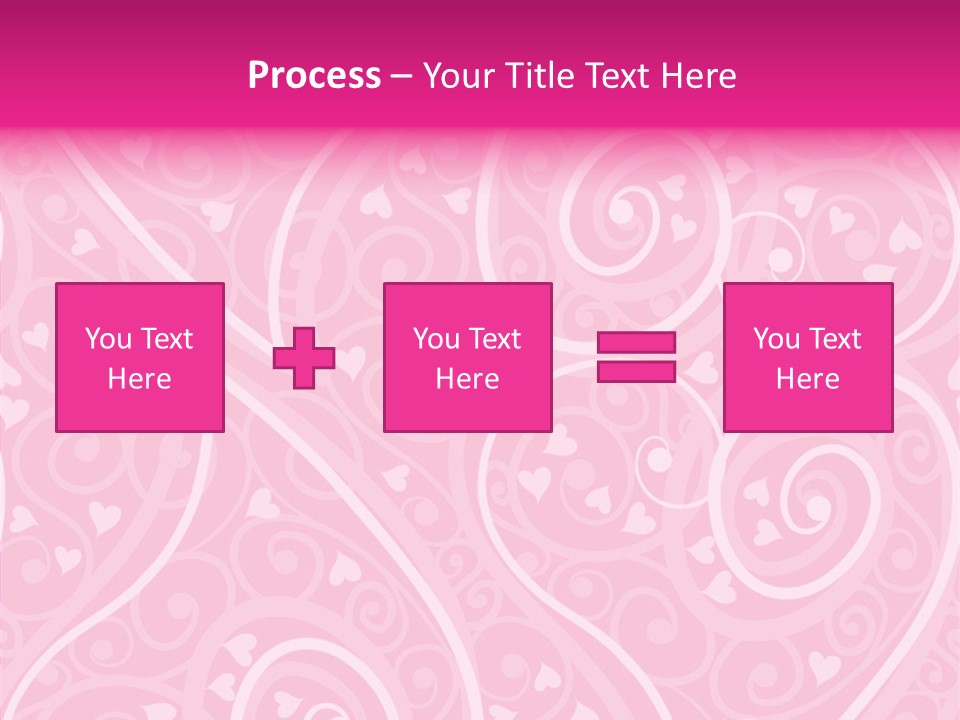 Textile Pattern Ornament PowerPoint Template