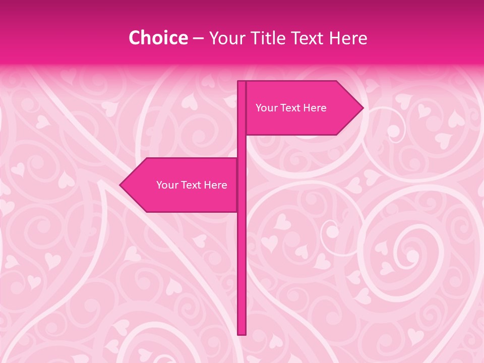 Textile Pattern Ornament PowerPoint Template