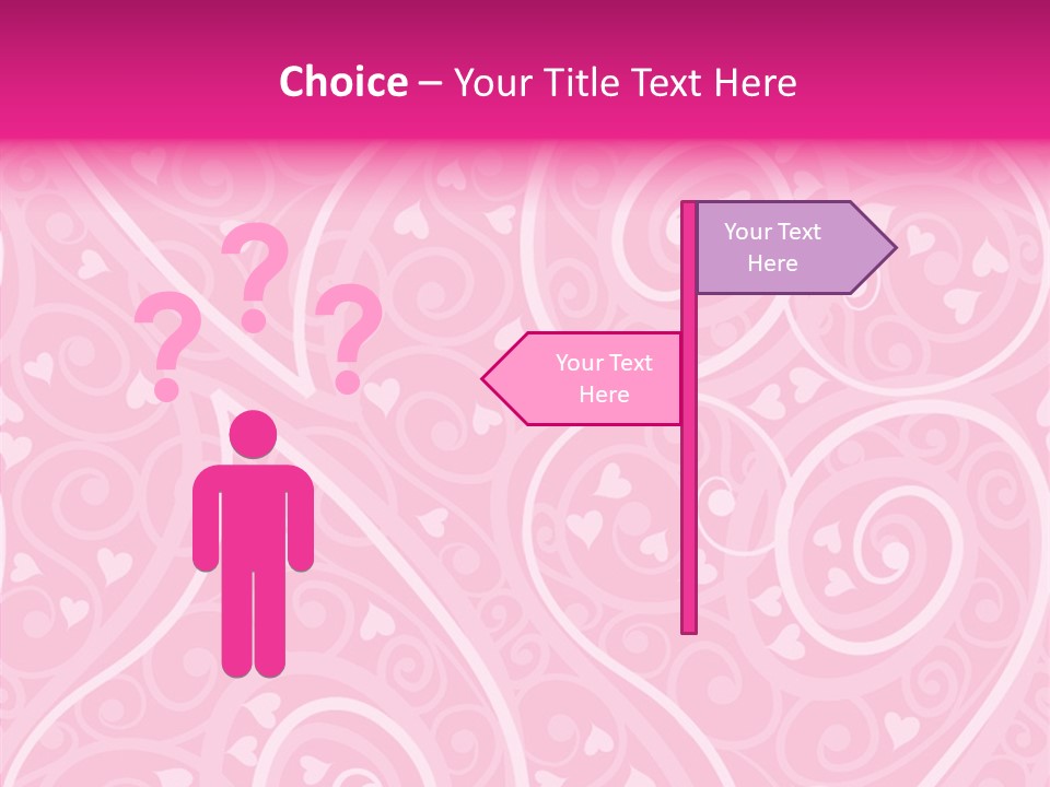 Textile Pattern Ornament PowerPoint Template