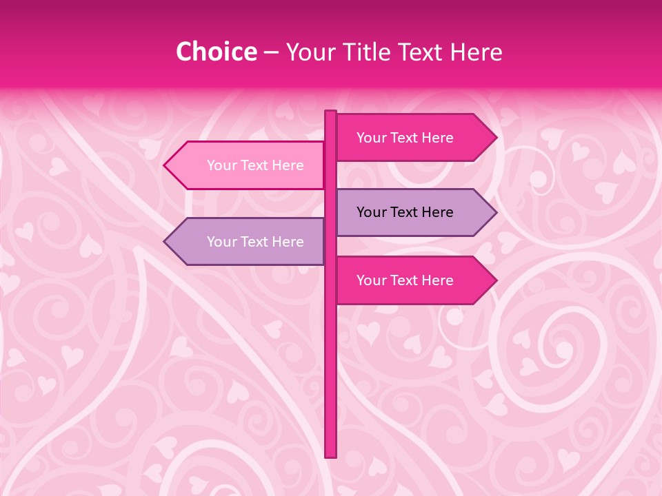 Textile Pattern Ornament PowerPoint Template