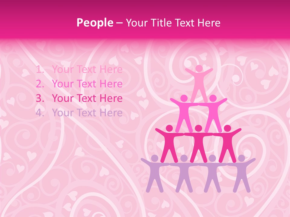 Textile Pattern Ornament PowerPoint Template