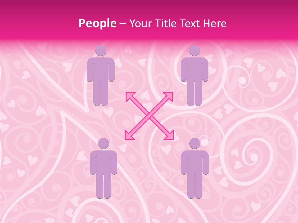 Textile Pattern Ornament PowerPoint Template