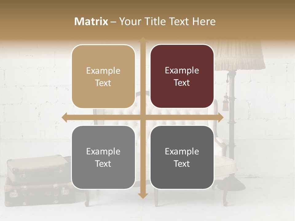 Brick Lamp Lifestyle PowerPoint Template