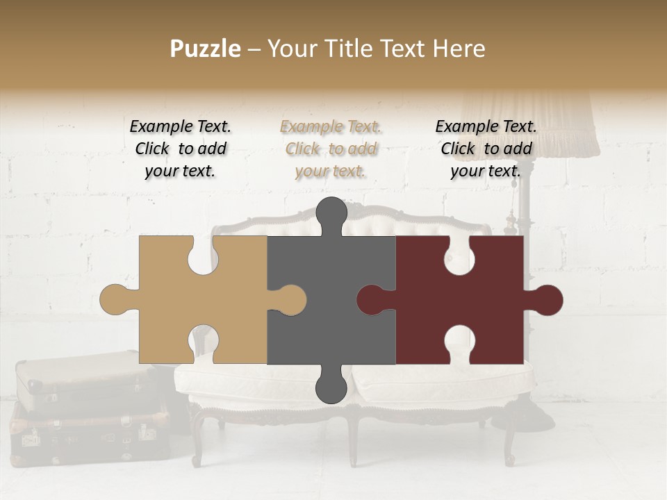 Brick Lamp Lifestyle PowerPoint Template