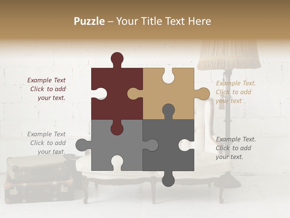 Brick Lamp Lifestyle PowerPoint Template