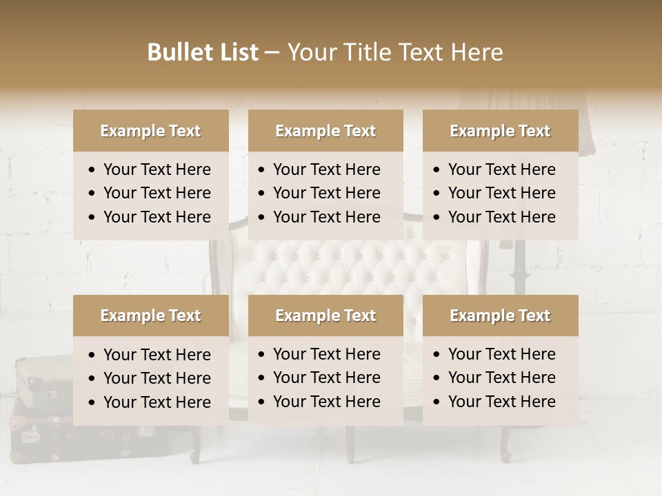 Brick Lamp Lifestyle PowerPoint Template