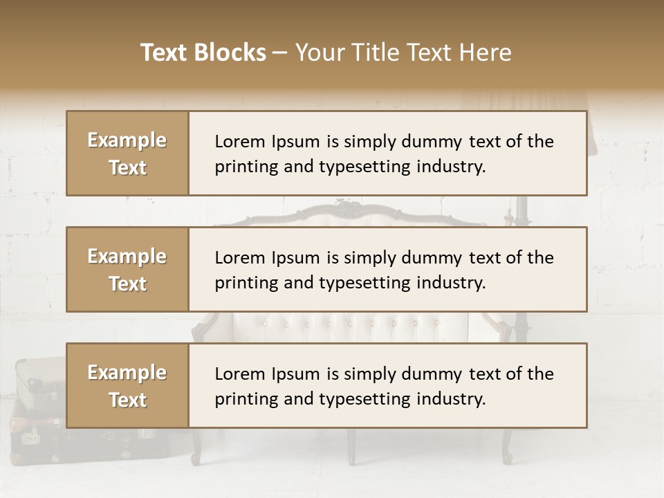 Brick Lamp Lifestyle PowerPoint Template